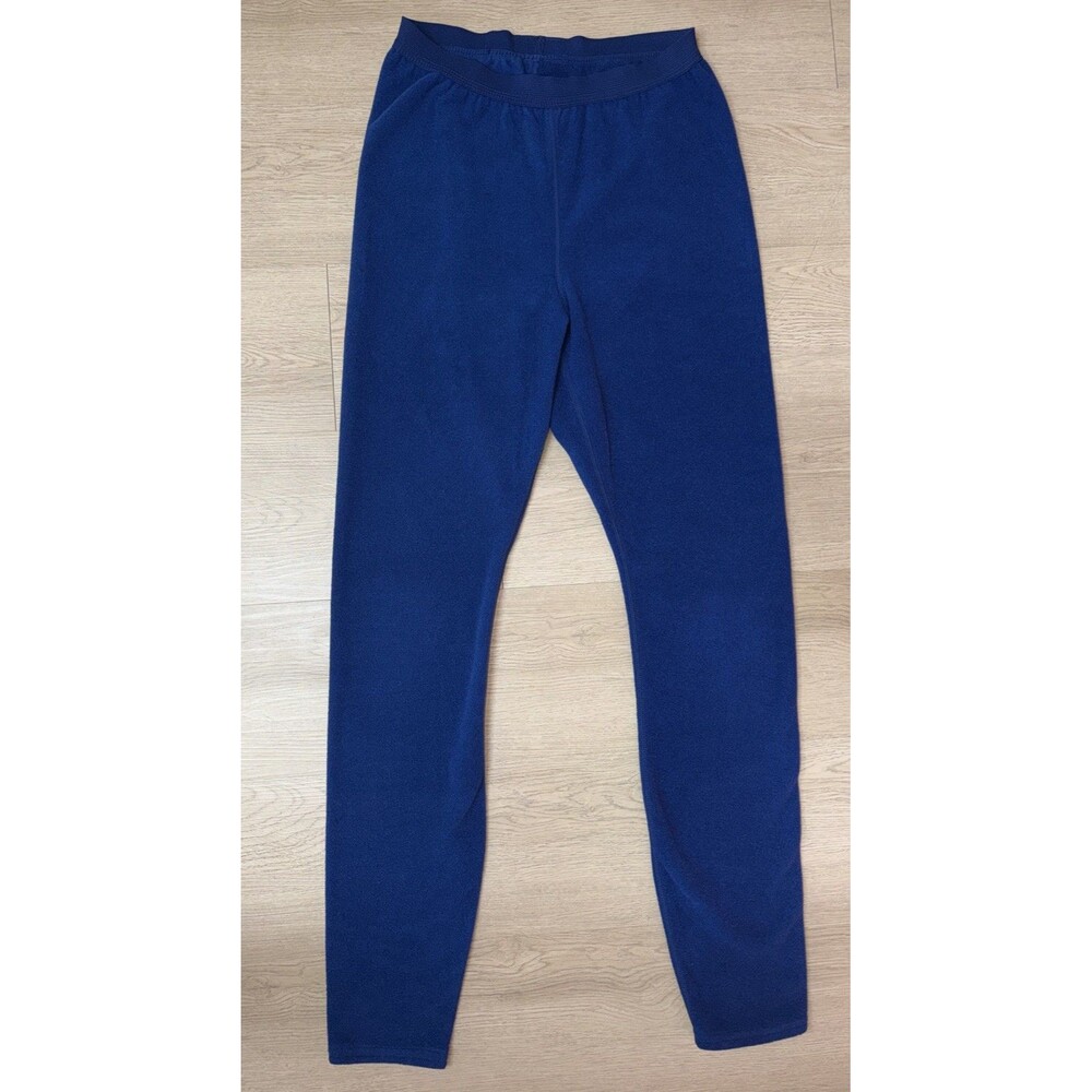 Vintage Patagonia Capilene Fleece Pants Midweight Blue Base Layer Medium USA